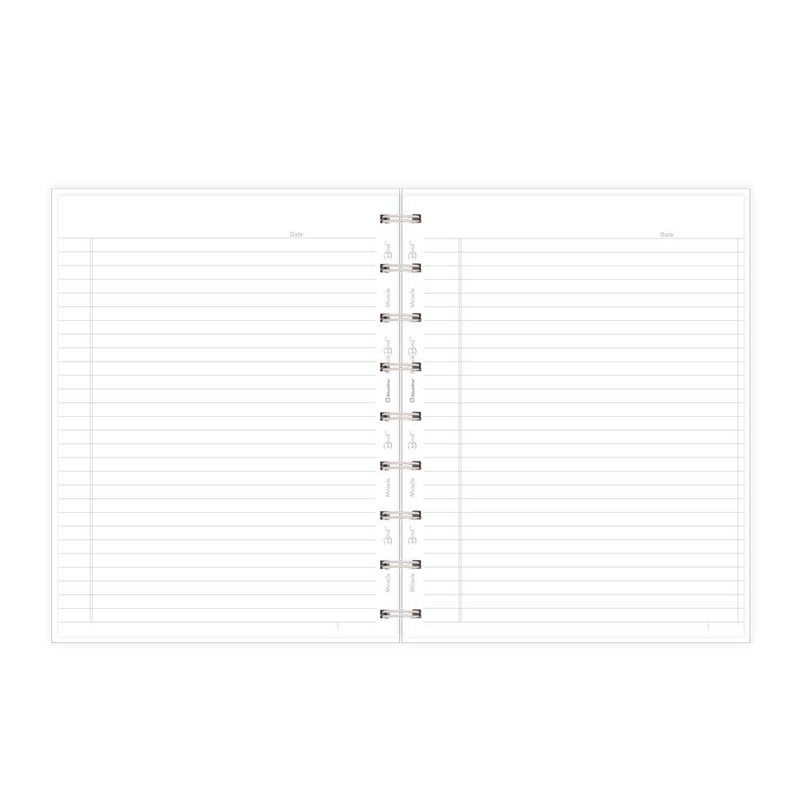 Blueline MiracleBind Notebook, Gold Collection, White, Large, 11 x 9 1/16 inches (AF3100.01) - Image 2